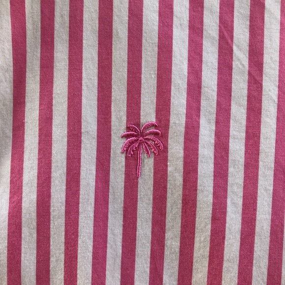 Lilly Pulitzer | pink striped button down shirt - Picture 4 of 5